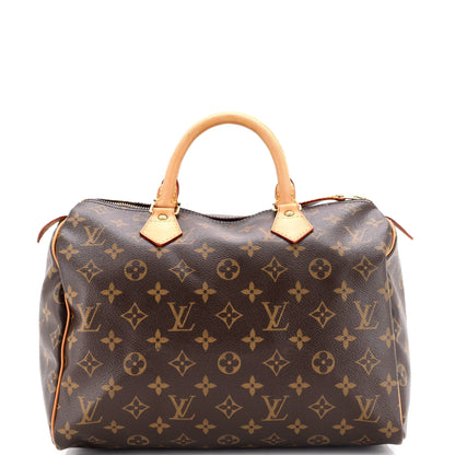 Louis Vuitton Speedy Handbag Monogram Canvas 30