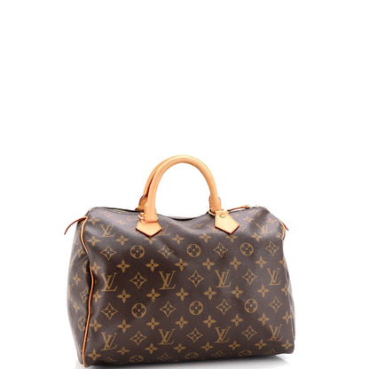 Louis Vuitton Speedy Handbag Monogram Canvas 30
