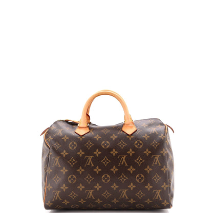 Louis Vuitton Speedy Handbag Monogram Canvas 30