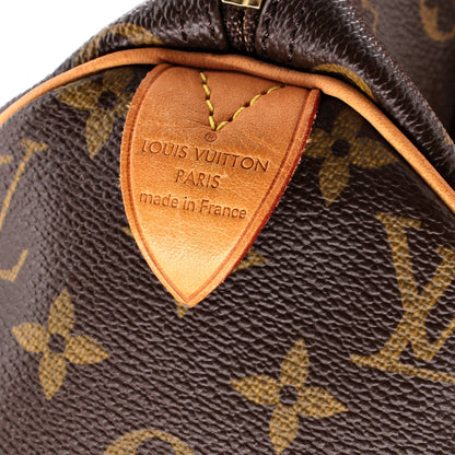 Louis Vuitton Speedy Handbag Monogram Canvas 30