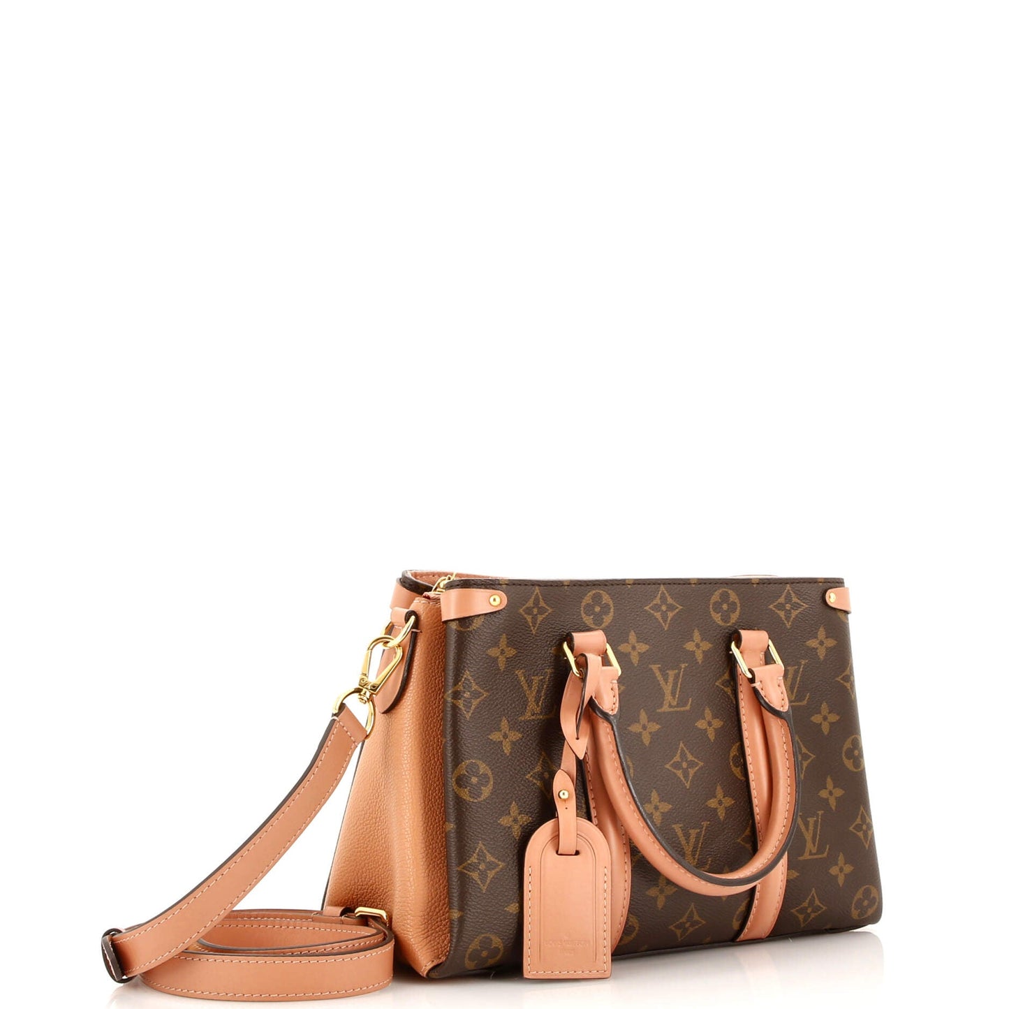 Louis Vuitton Soufflot Tote Monogram Canvas with Leather BB