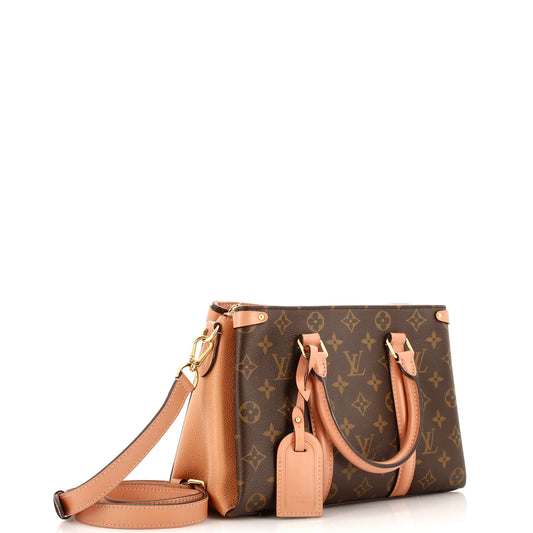 Louis Vuitton Soufflot Tote Monogram Canvas with Leather BB