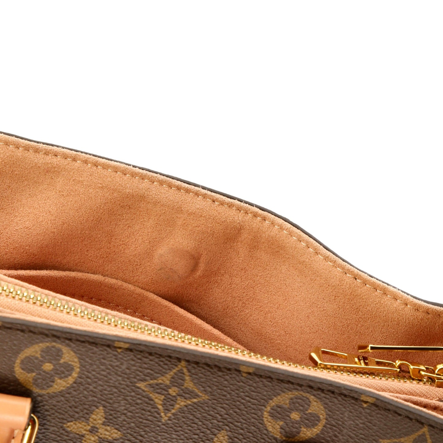 Louis Vuitton Soufflot Tote Monogram Canvas with Leather BB