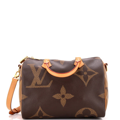 Louis Vuitton Speedy Bandouliere Bag Reverse Monogram Giant 30