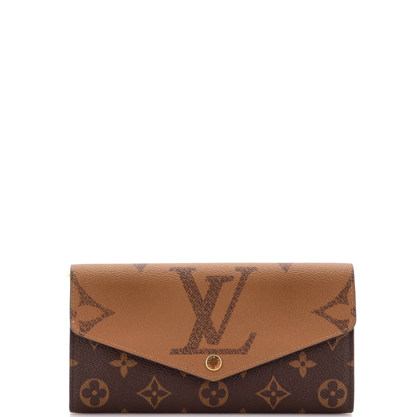 Louis Vuitton Sarah Wallet NM Reverse Monogram Giant and Monogram Canvas