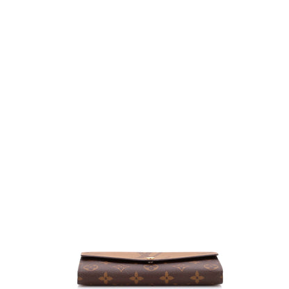 Louis Vuitton Sarah Wallet NM Reverse Monogram Giant and Monogram Canvas
