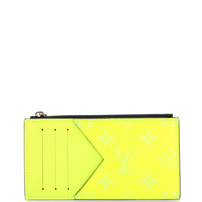 Louis Vuitton Coin Card Holder Monogram Taigarama