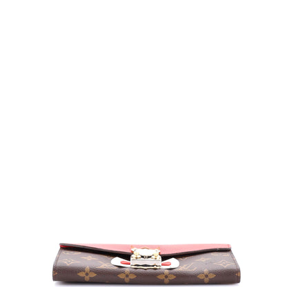 Louis Vuitton Tribal Mask Sarah Wallet Monogram Canvas and Leather