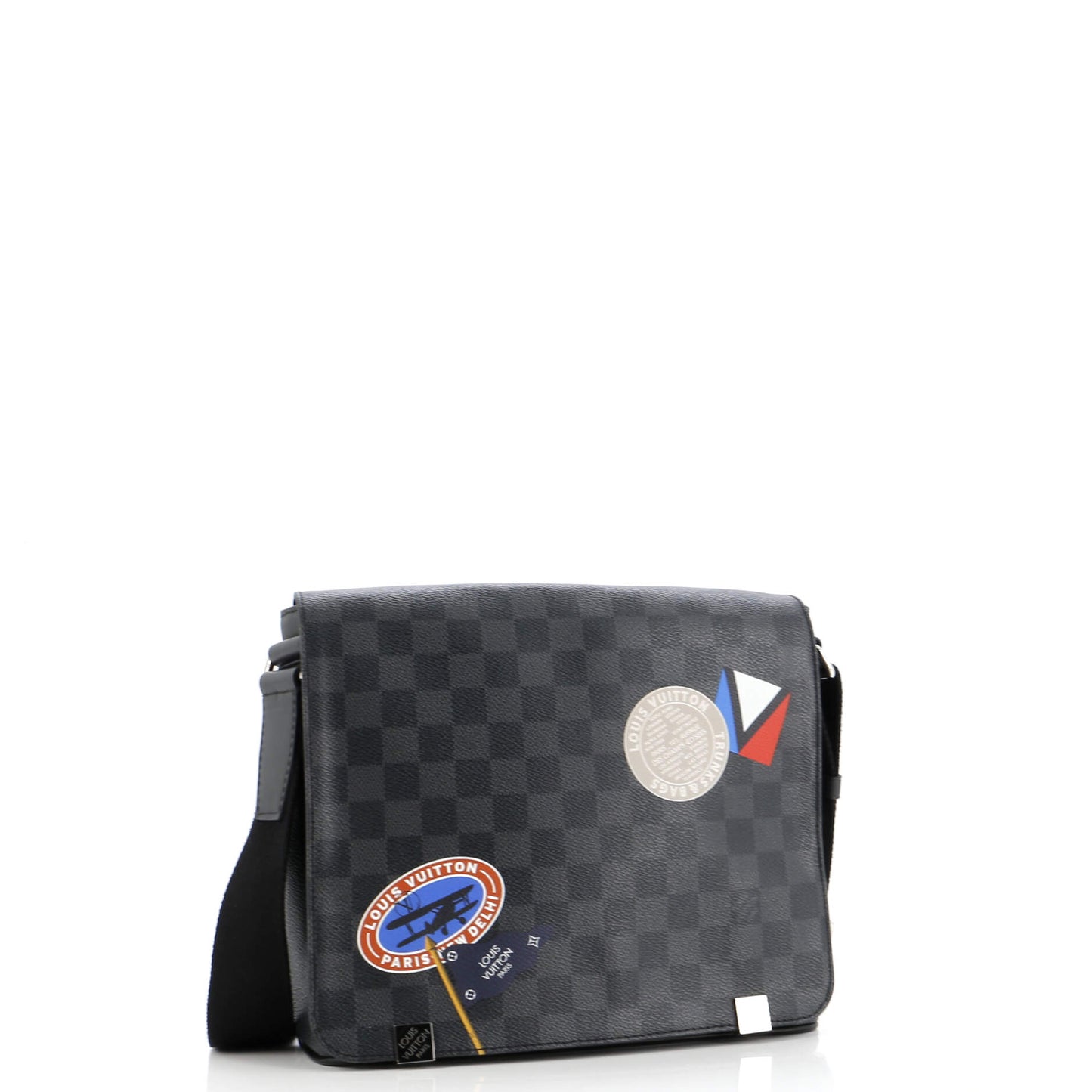 Louis Vuitton District Messenger Bag Limited Edition Damier Graphite LV League PM