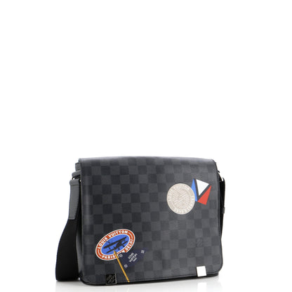 Louis Vuitton District Messenger Bag Limited Edition Damier Graphite LV League PM