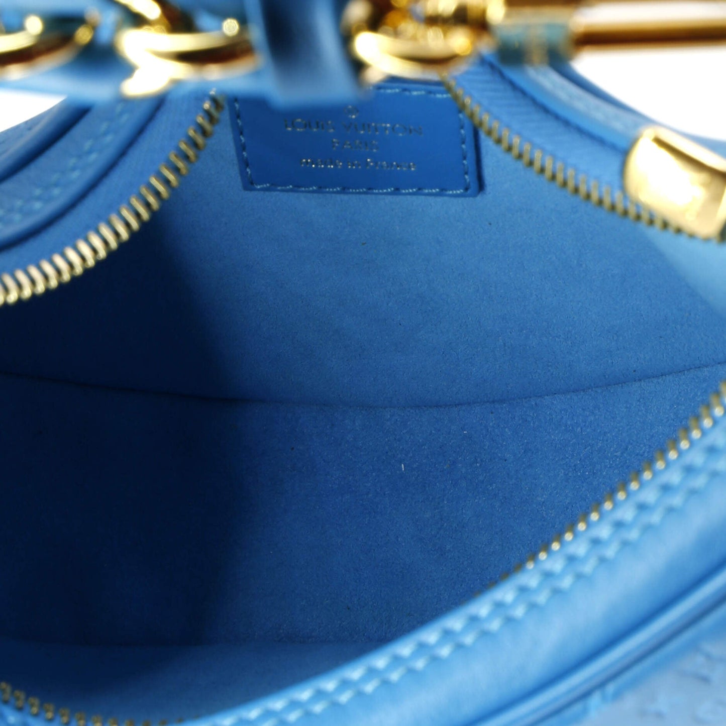Louis Vuitton Loop Handbag Nanogram Embossed Leather