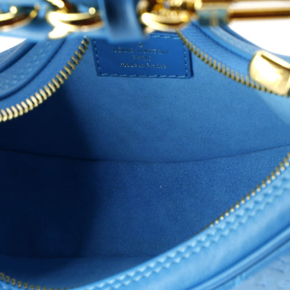 Louis Vuitton Loop Handbag Nanogram Embossed Leather
