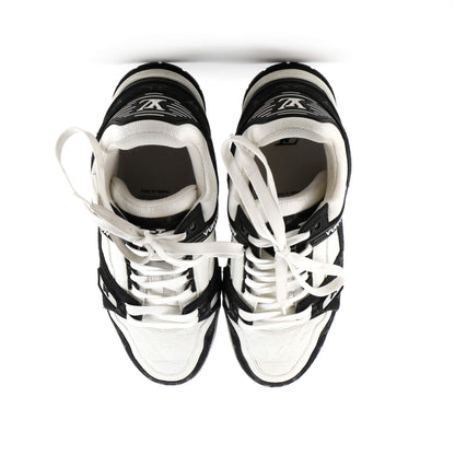 Louis Vuitton Men's LV Trainer Sneakers Monogram Empreinte Leather and Monogram Denim