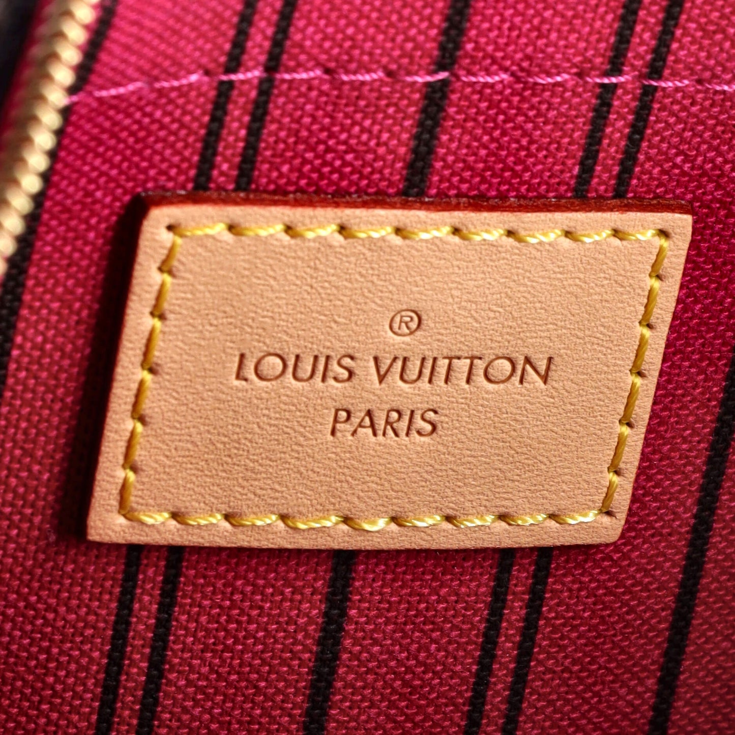Louis Vuitton Neverfull Pochette Monogram Canvas Large