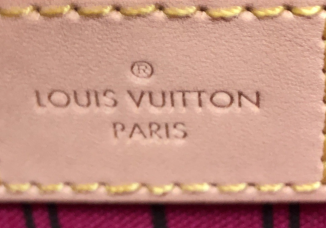 Louis Vuitton Neverfull Pochette Monogram Canvas Large