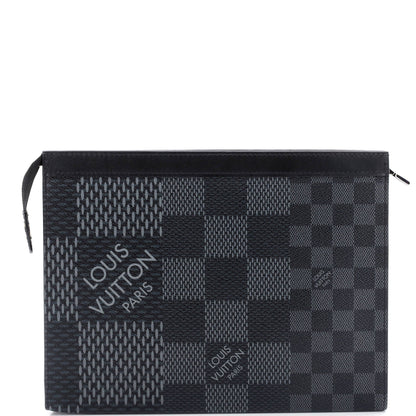 Louis Vuitton Pochette Voyage Limited Edition Damier Graphite Giant MM