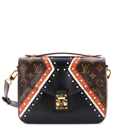 Louis Vuitton Pochette Metis Limited Edition Brogue Reverse Monogram Canvas and Leather