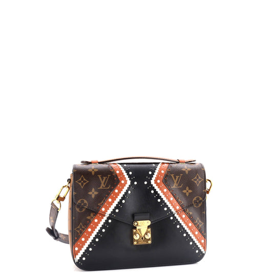 Louis Vuitton Pochette Metis Limited Edition Brogue Reverse Monogram Canvas and Leather