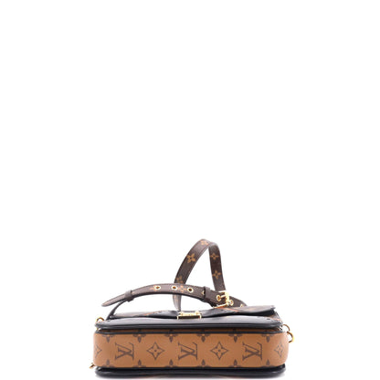 Louis Vuitton Pochette Metis Limited Edition Brogue Reverse Monogram Canvas and Leather