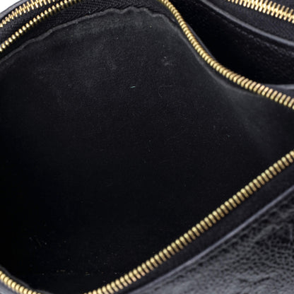 Louis Vuitton Double Zip Pochette Monogram Empreinte Leather