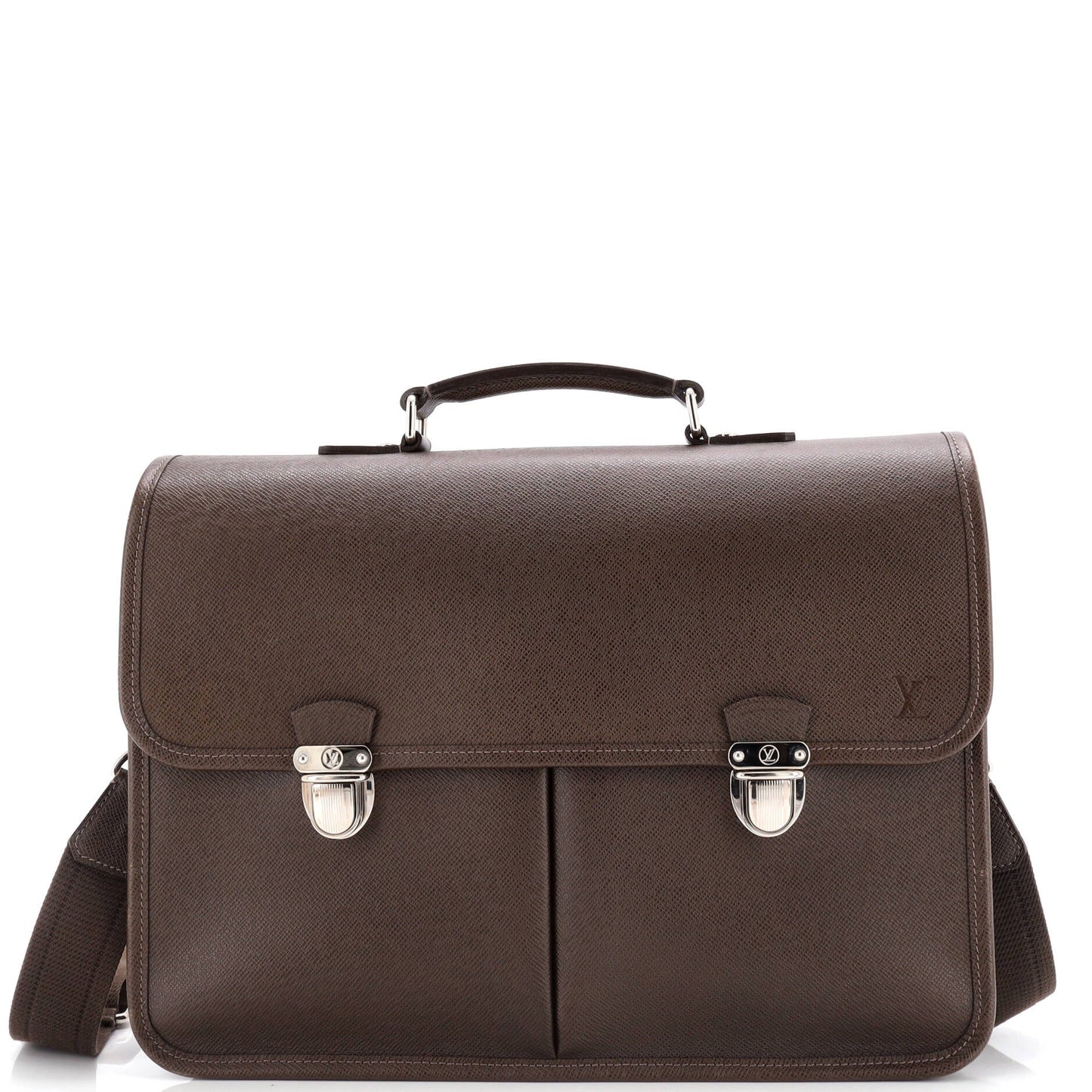 Louis Vuitton Anton Briefcase Taiga Leather