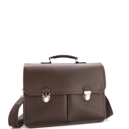 Louis Vuitton Anton Briefcase Taiga Leather