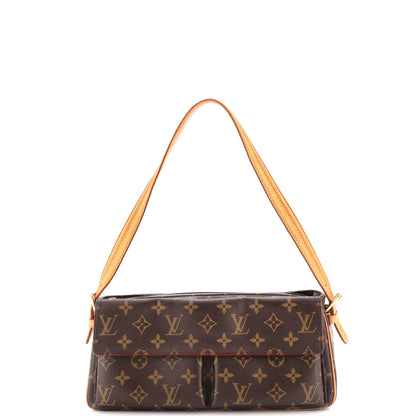 Louis Vuitton Viva Cite Handbag Monogram Canvas MM