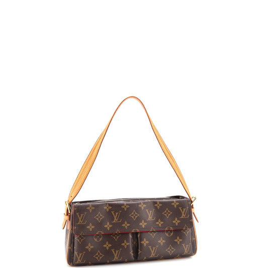 Louis Vuitton Viva Cite Handbag Monogram Canvas MM