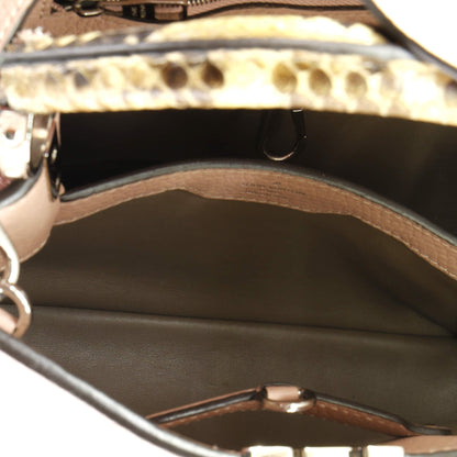 Louis Vuitton Capucines Bag Leather with Python BB
