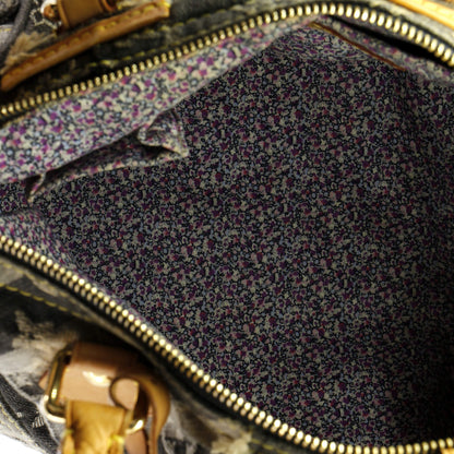 Louis Vuitton Patchwork Speedy Bag Denim 30