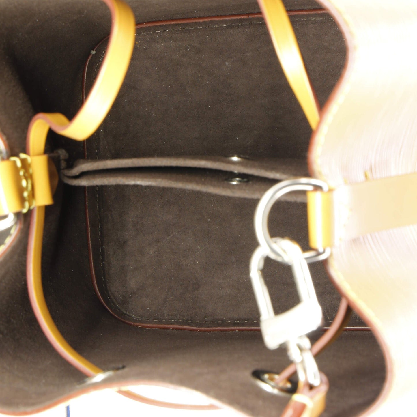 Louis Vuitton NeoNoe Handbag Epi Leather with Logo Jacquard Strap BB