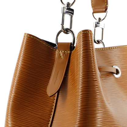 Louis Vuitton NeoNoe Handbag Epi Leather with Logo Jacquard Strap BB