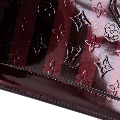 Louis Vuitton Alma Handbag Limited Edition Monogram Vernis Rayures BB