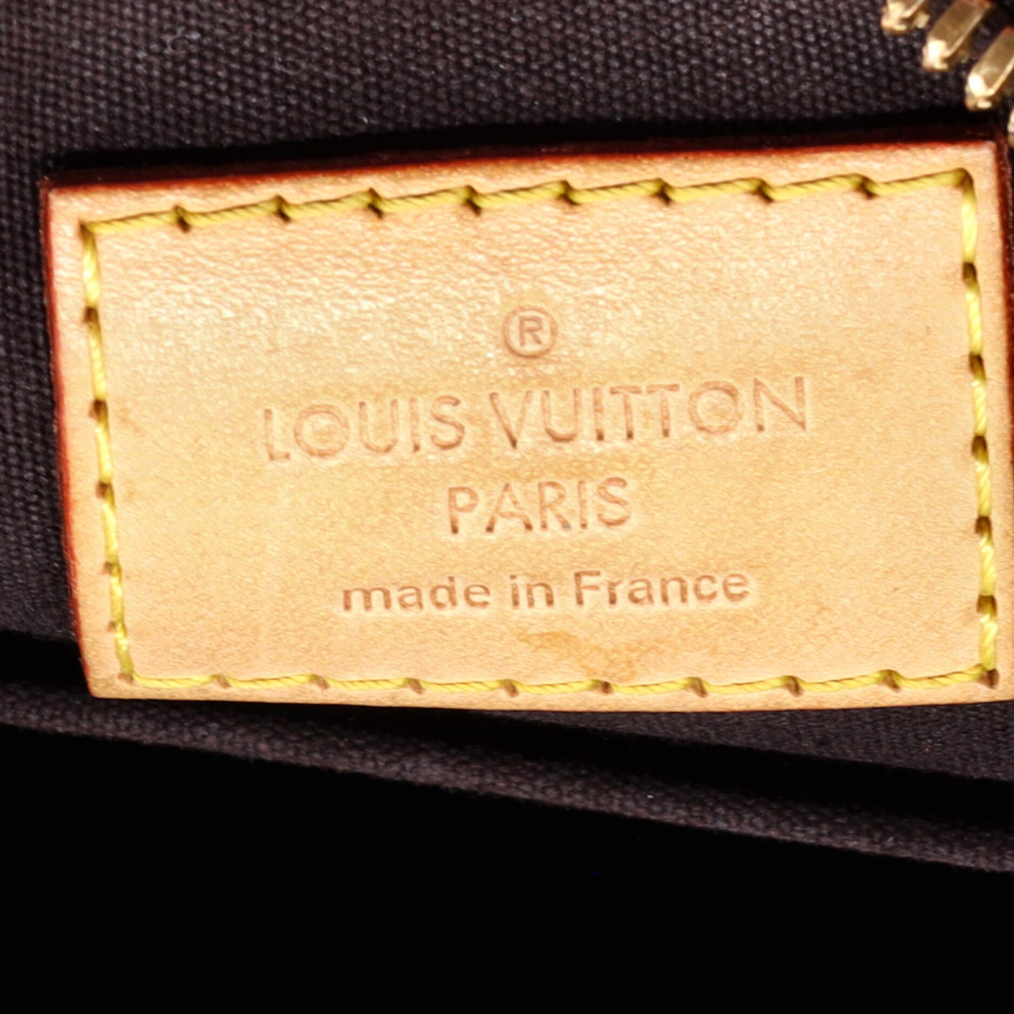 Louis Vuitton Alma Handbag Limited Edition Monogram Vernis Rayures BB