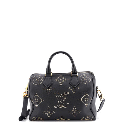 Louis Vuitton Speedy Bandouliere Bag Studded Monogram Giant Leather 25