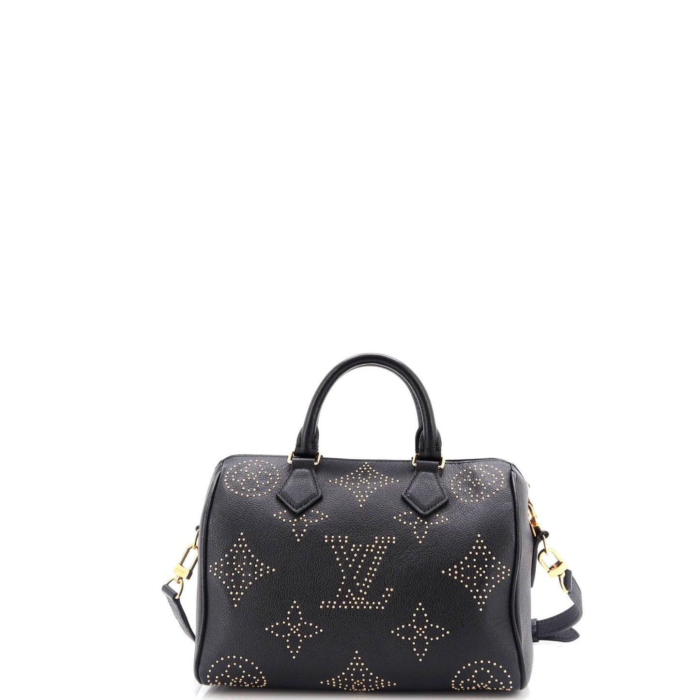 Louis Vuitton Speedy Bandouliere Bag Studded Monogram Giant Leather 25