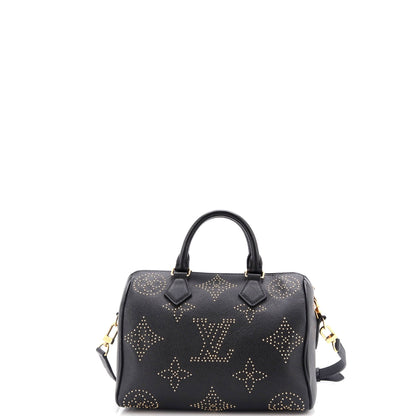 Louis Vuitton Speedy Bandouliere Bag Studded Monogram Giant Leather 25