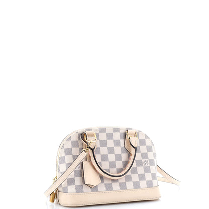 Louis Vuitton Alma Handbag Damier with Braided Detail BB