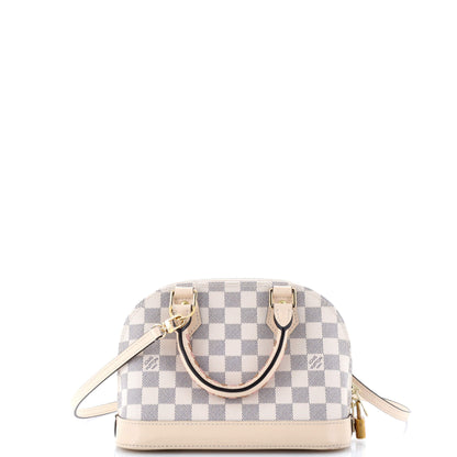 Louis Vuitton Alma Handbag Damier with Braided Detail BB