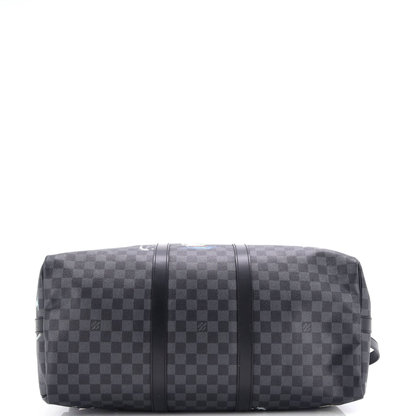 Louis Vuitton Keepall Bandouliere Bag Limited Edition Renaissance Map Damier Graphite 50