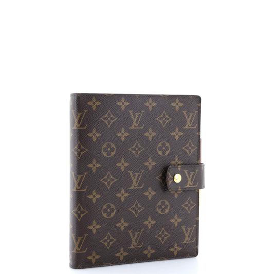 Louis Vuitton Ring Agenda Cover Monogram Canvas GM