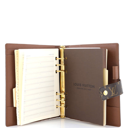 Louis Vuitton Ring Agenda Cover Monogram Canvas GM