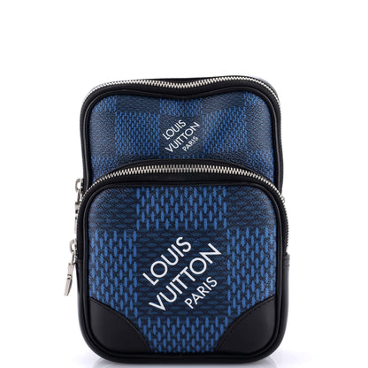 Louis Vuitton Amazone Sling Bag Limited Edition Damier Graphite 3D