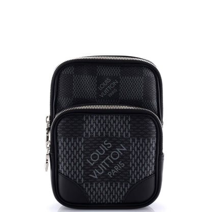 Louis Vuitton Amazone Sling Bag Limited Edition Damier Graphite 3D