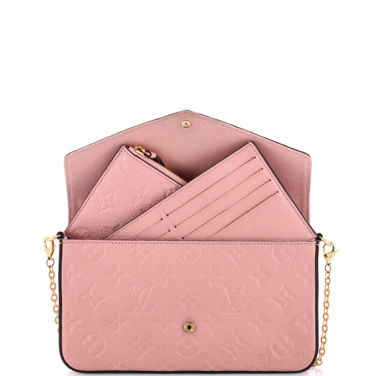Louis Vuitton Felicie Pochette Monogram Empreinte Leather
