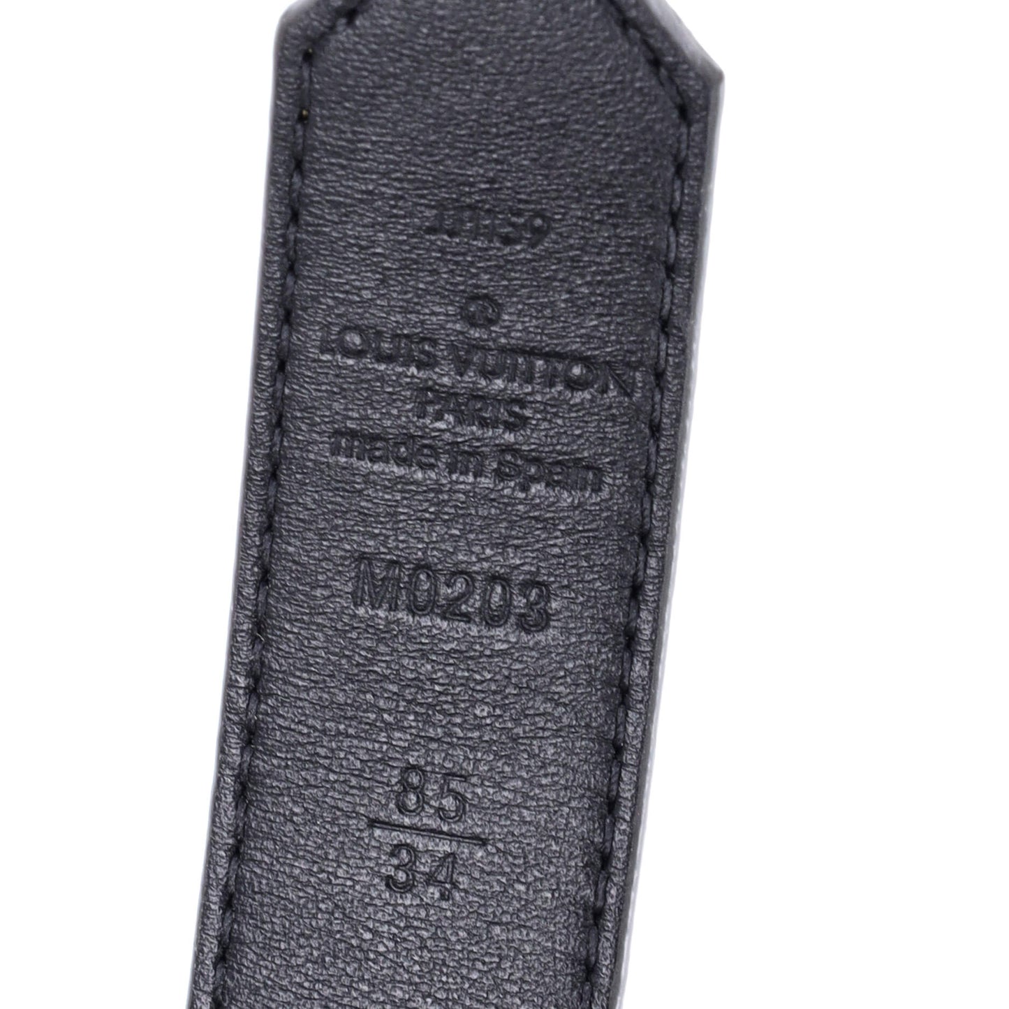 Louis Vuitton Dauphine Reversible Belt Reverse Monogram Canvas and Leather Thin 85