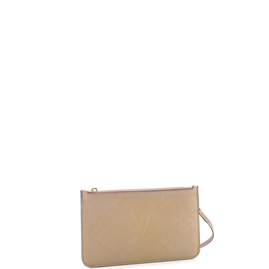 Louis Vuitton Neverfull Pochette Monogram Empreinte Giant Large