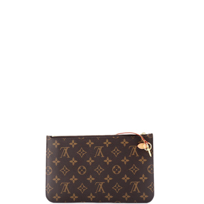 Louis Vuitton Neverfull Pochette Monogram Canvas Large