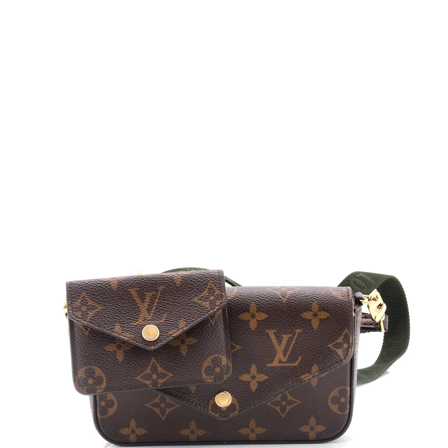 Louis Vuitton Felicie Strap & Go Handbag Monogram Canvas