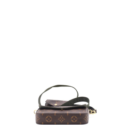 Louis Vuitton Felicie Strap & Go Handbag Monogram Canvas